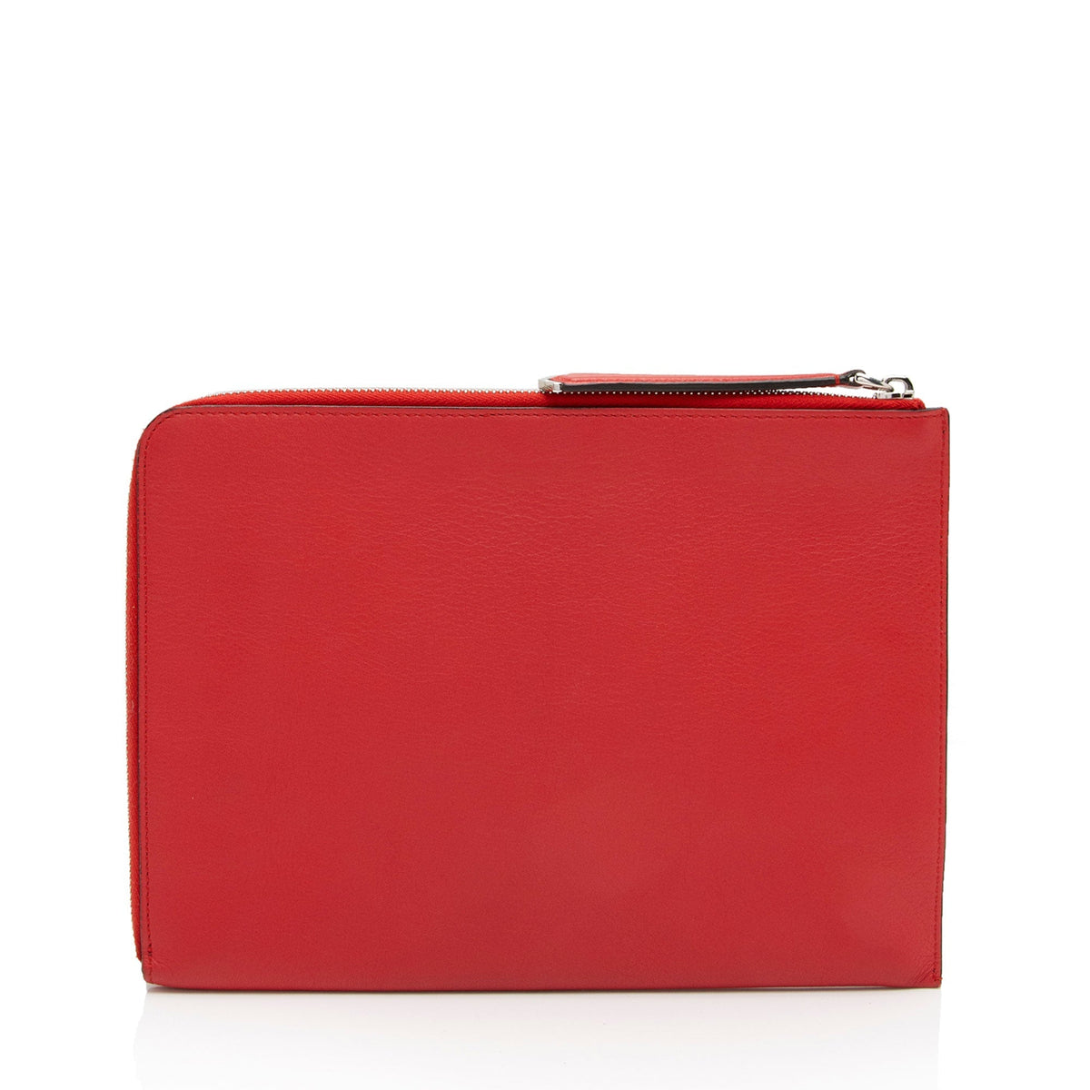 Fendi Leather Monster Zip Clutch (SHF-1L3C25) Rovelle Bags