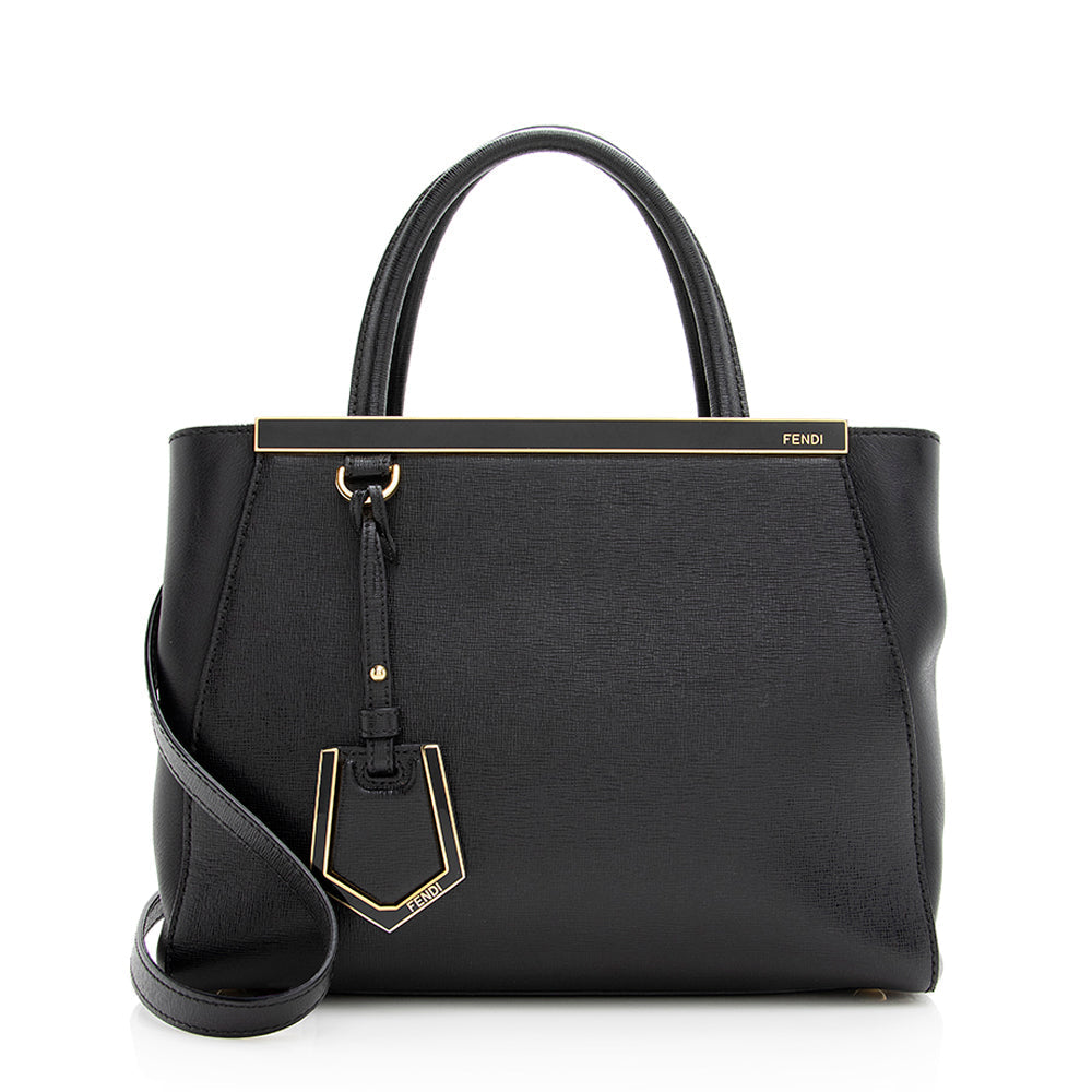 Fendi Leather Petite 2Jours Tote (SHF-20149) Rovelle Bags