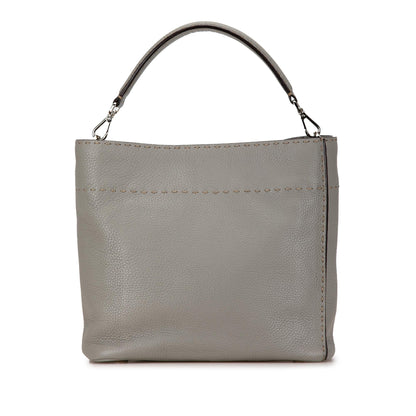 Fendi Leather Selleria Anna Satchel (SHG-olUVO5) Rovelle Bags