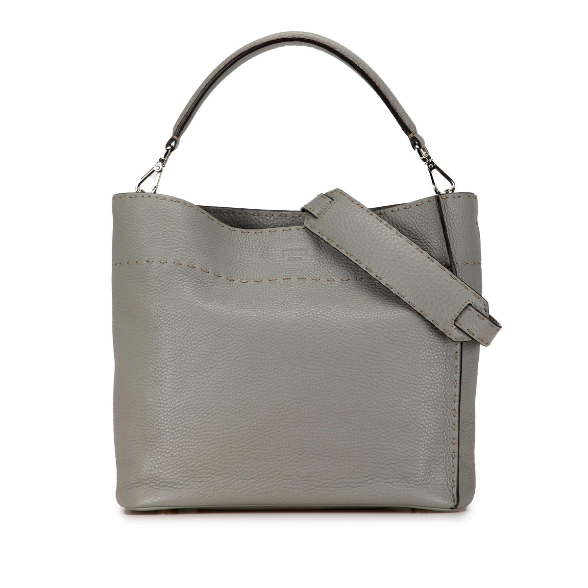 Fendi Leather Selleria Anna Satchel (SHG-olUVO5) Rovelle Bags