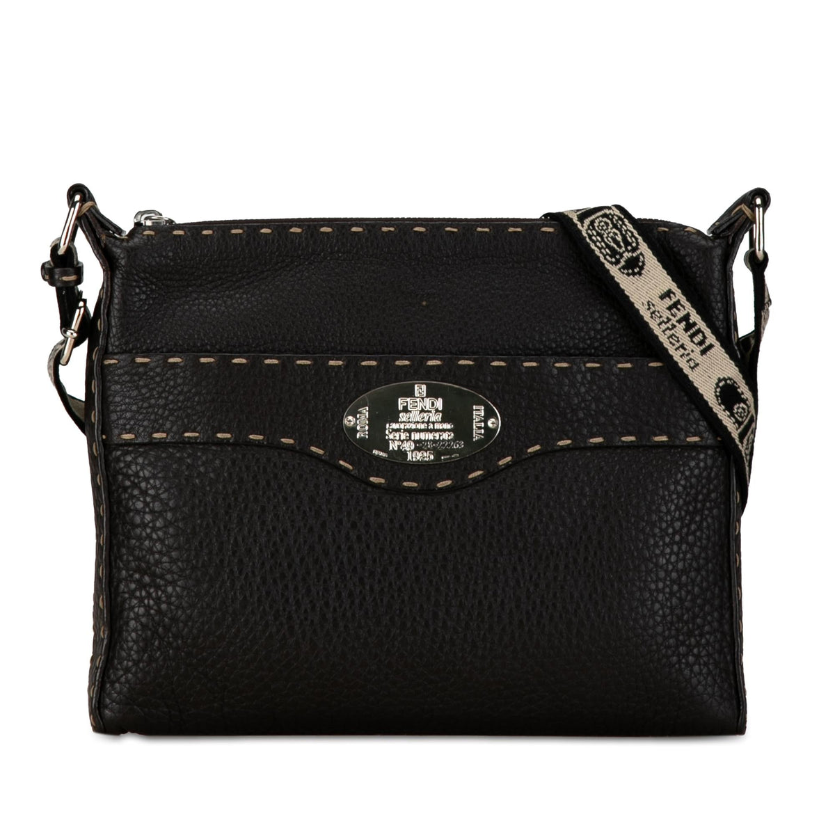Fendi Leather Selleria Crossbody (SHG-w68jgn) Rovelle Bags