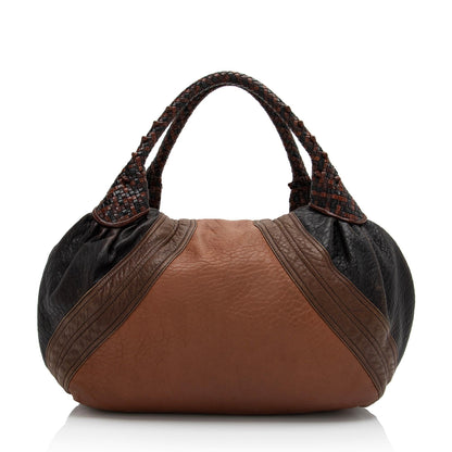 Fendi Leather Spy Satchel (SHF-23172) Rovelle Bags