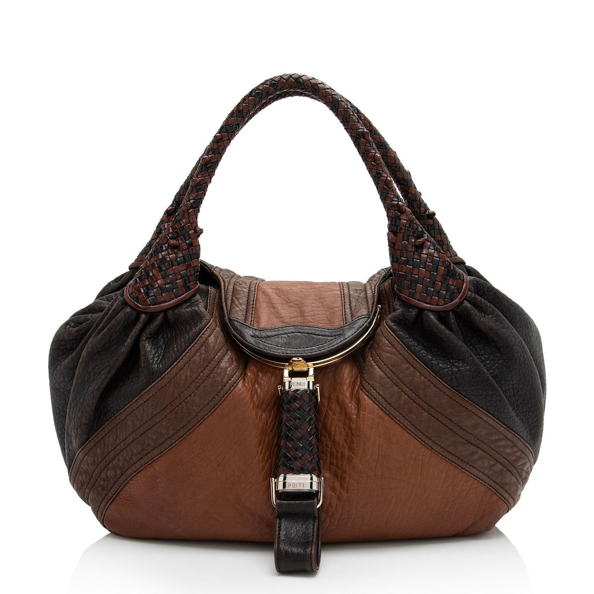 Fendi Leather Spy Satchel (SHF-23172) Rovelle Bags