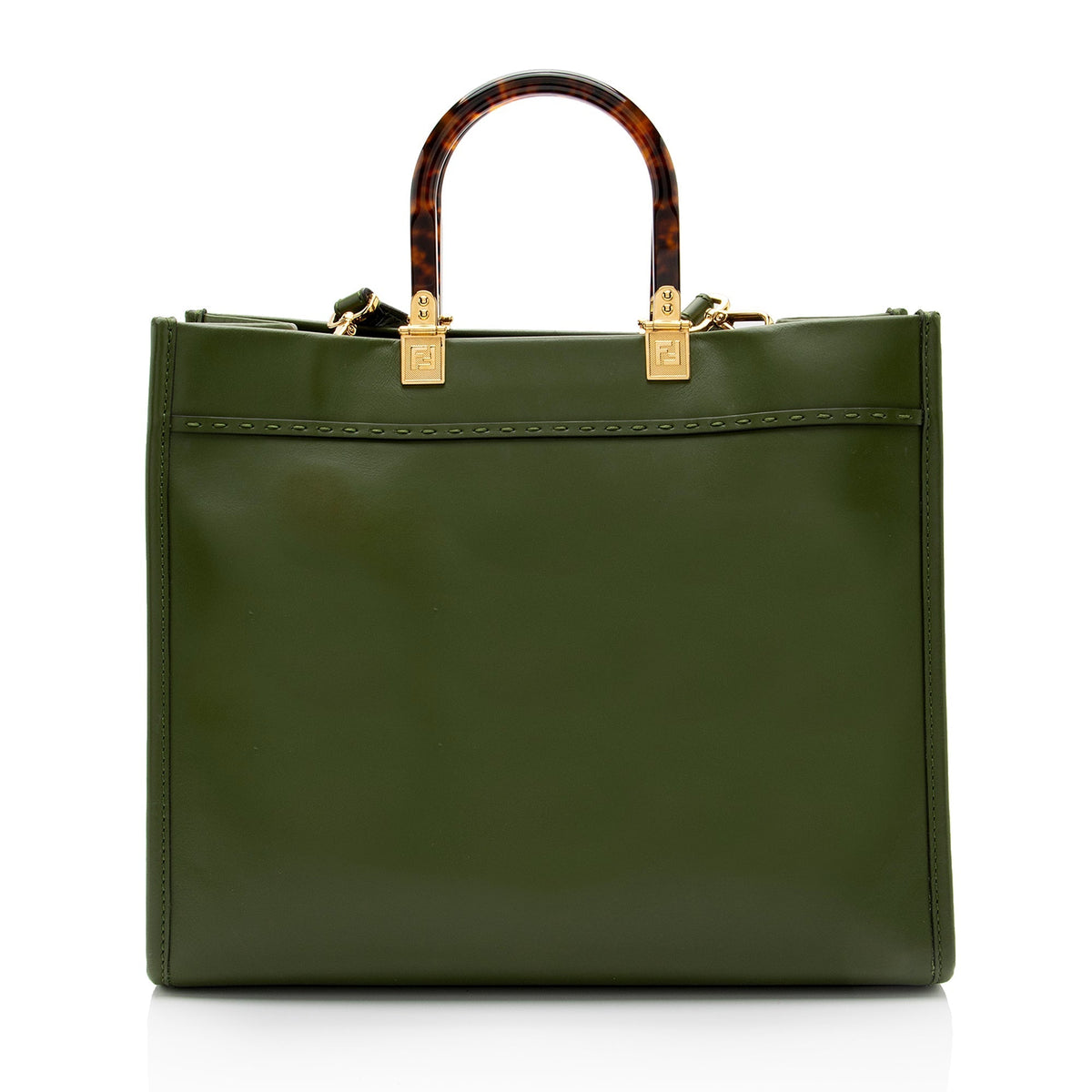 Fendi Leather Sunshine Medium Shopper Tote (SHF-TeDYFF) Rovelle Bags