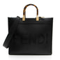 Fendi Leather Sunshine Medium Shopper Tote (SHF-YNCjlf) Rovelle Bags