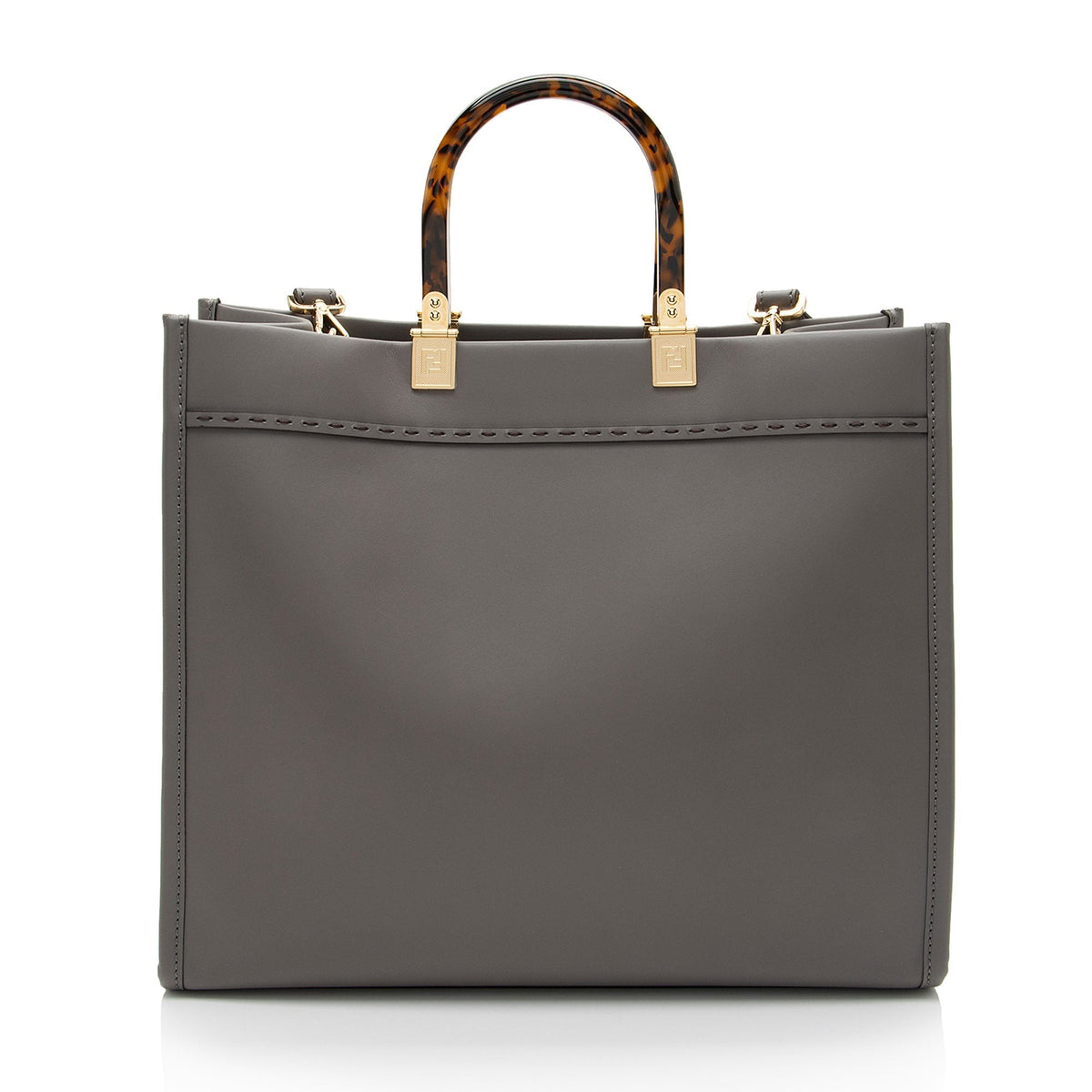 Fendi Leather Sunshine Medium Shopper Tote (SHF-55mLoH) Rovelle Bags
