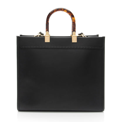 Fendi Leather Sunshine Medium Shopper Tote (SHF-dEYRPB) Rovelle Bags