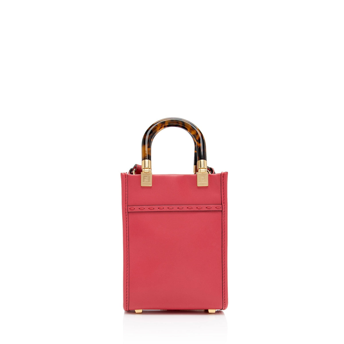 Fendi Leather Sunshine Mini Shopper Tote Rovelle Bags