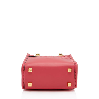 Fendi Leather Sunshine Mini Shopper Tote Rovelle Bags