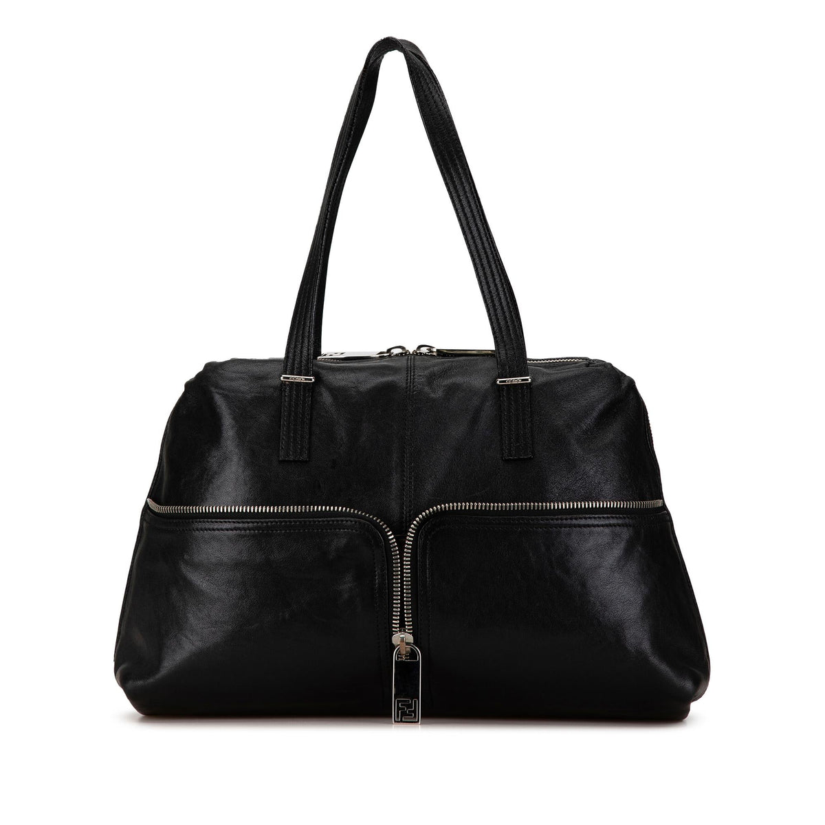 Fendi Leather Unzipped Shoulder Bag (SHG-JpD9gb) Rovelle Bags