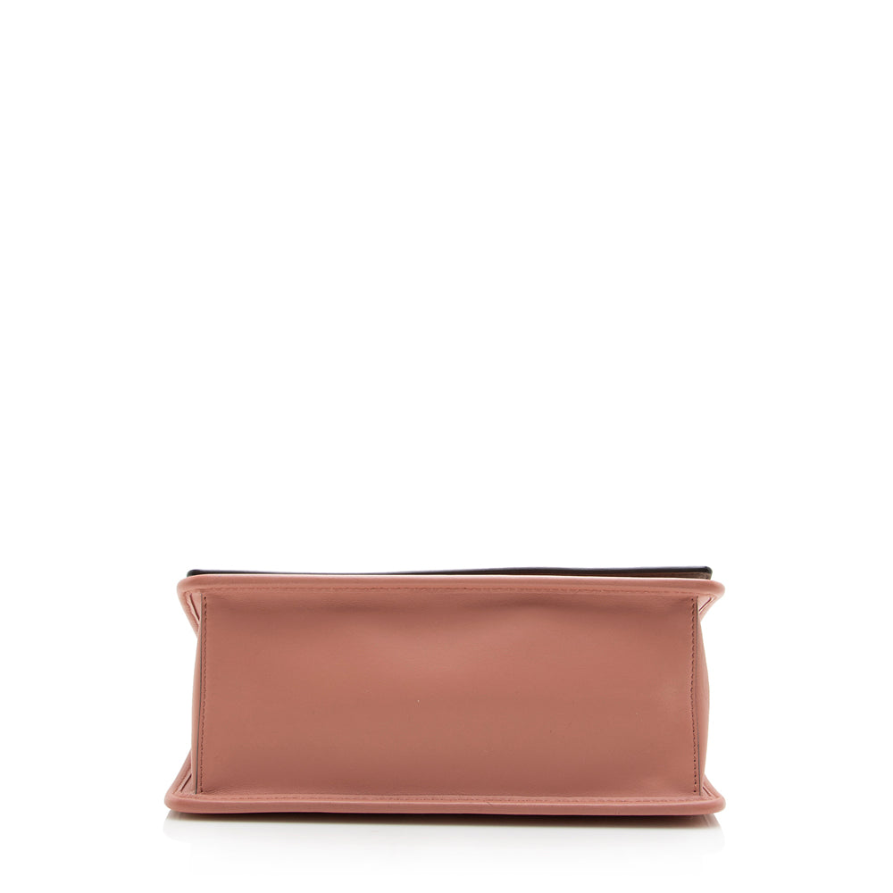 Fendi Leather Kan I Medium Shoulder Bag (SHF-18078) Rovelle Bags