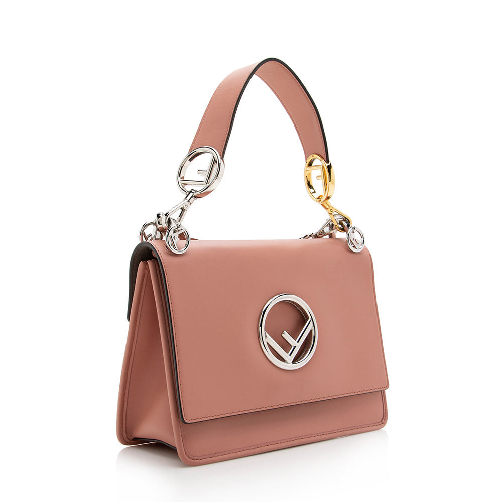 Fendi Leather Kan I Medium Shoulder Bag (SHF-18078) Rovelle Bags