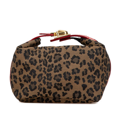 Fendi Leopard Print Canvas Handbag Shg-K1Hjde Rovelle Bags