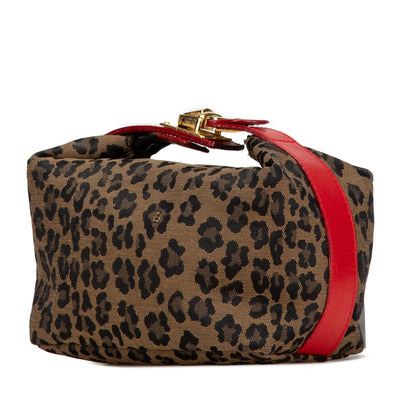 Fendi Leopard Print Canvas Handbag Shg-K1Hjde Rovelle Bags