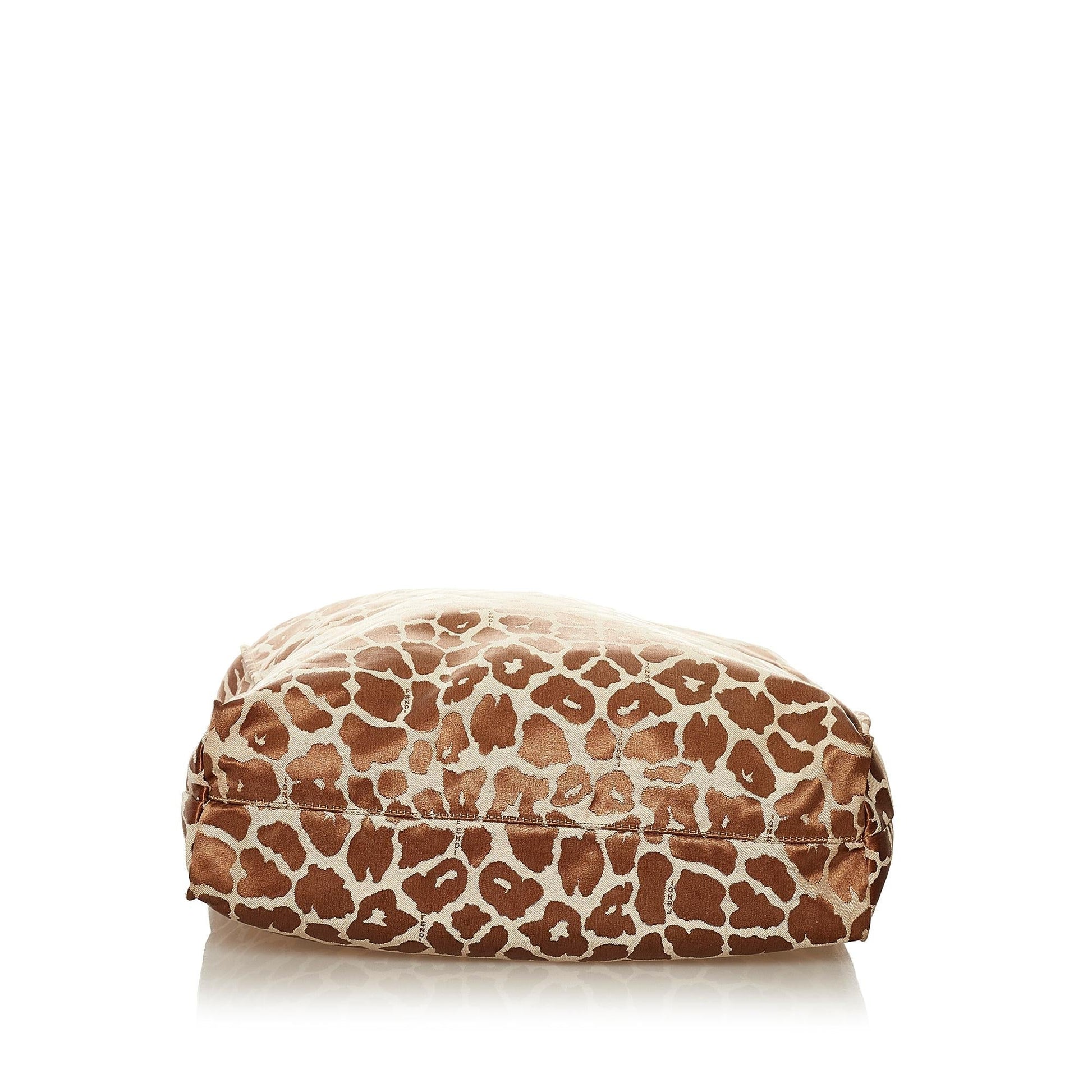 Fendi Leopard Print Canvas Tote Bag (SHG-hb56EH) Rovelle Bags
