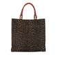 Fendi Leopard Print Canvas Tote (SHG-KYQBn0) Rovelle Bags