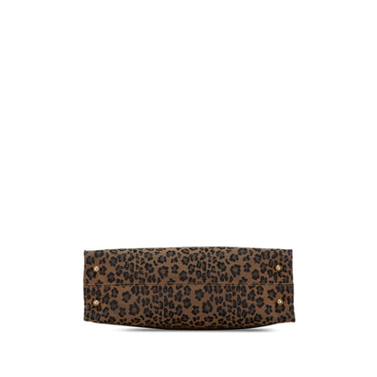 Fendi Leopard Print Canvas Tote Shg-Dcrzfo Rovelle Bags
