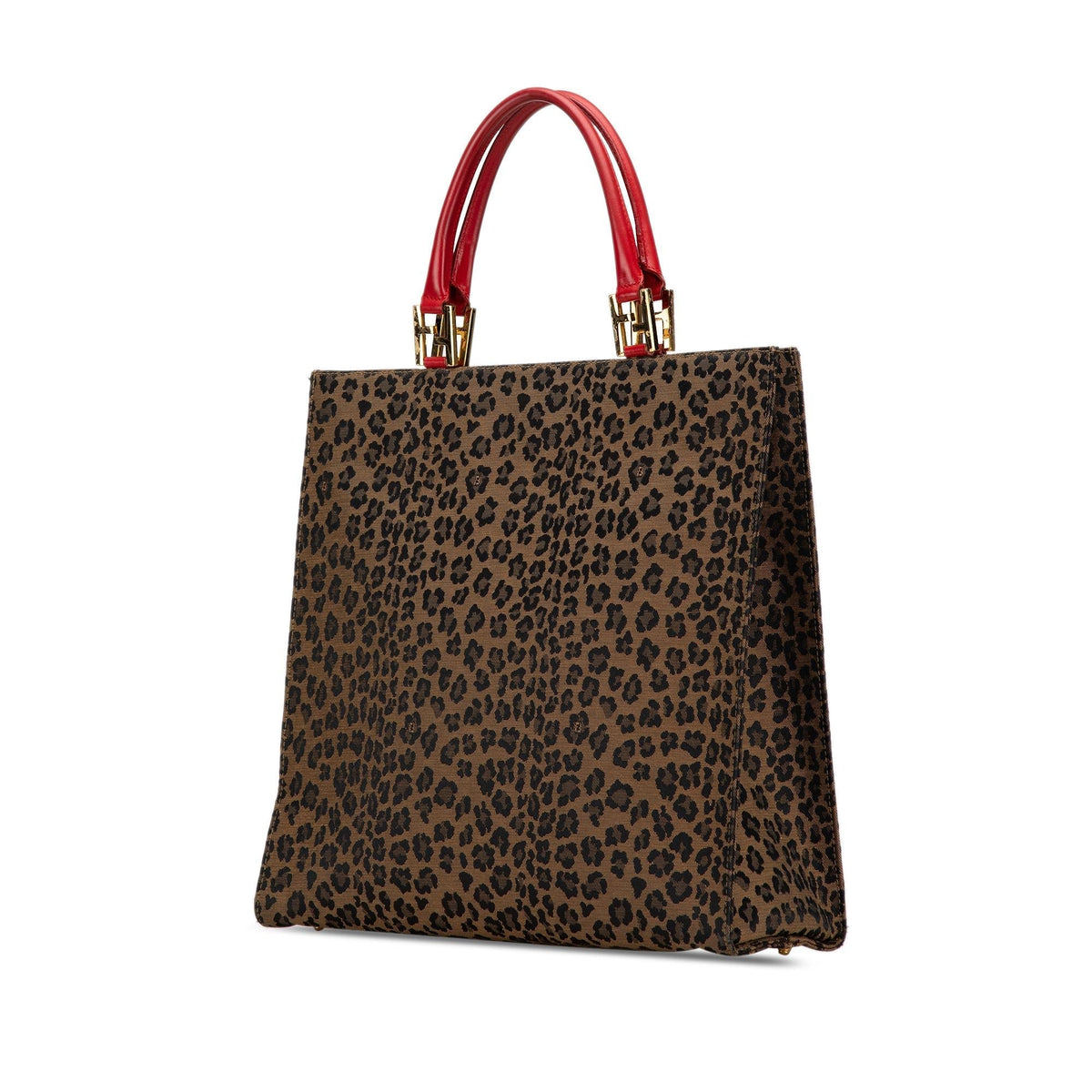 Fendi Leopard Print Canvas Tote Shg-Dcrzfo Rovelle Bags