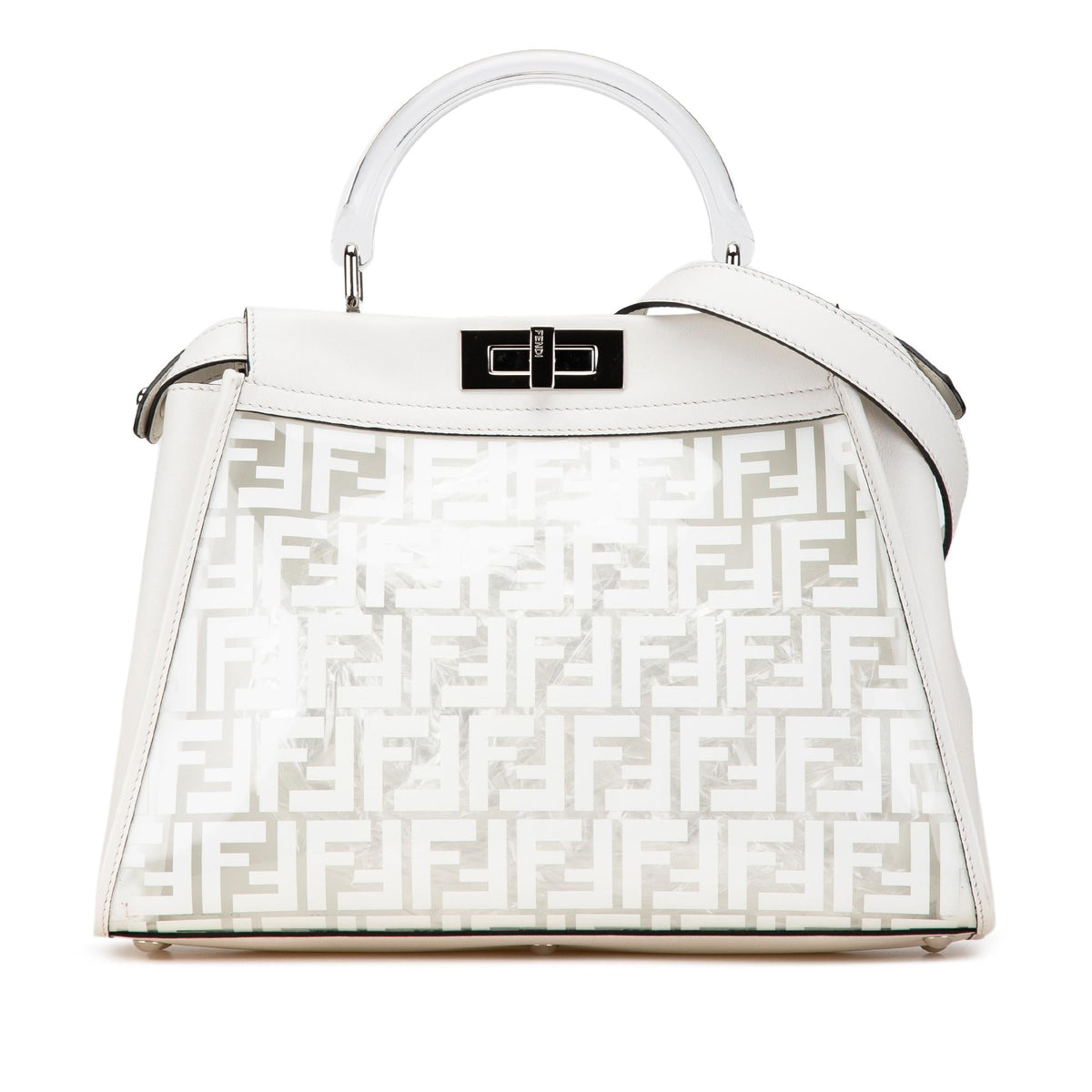Fendi Limited Edition Medium PVC Peekaboo Satchel Rovelle Bags