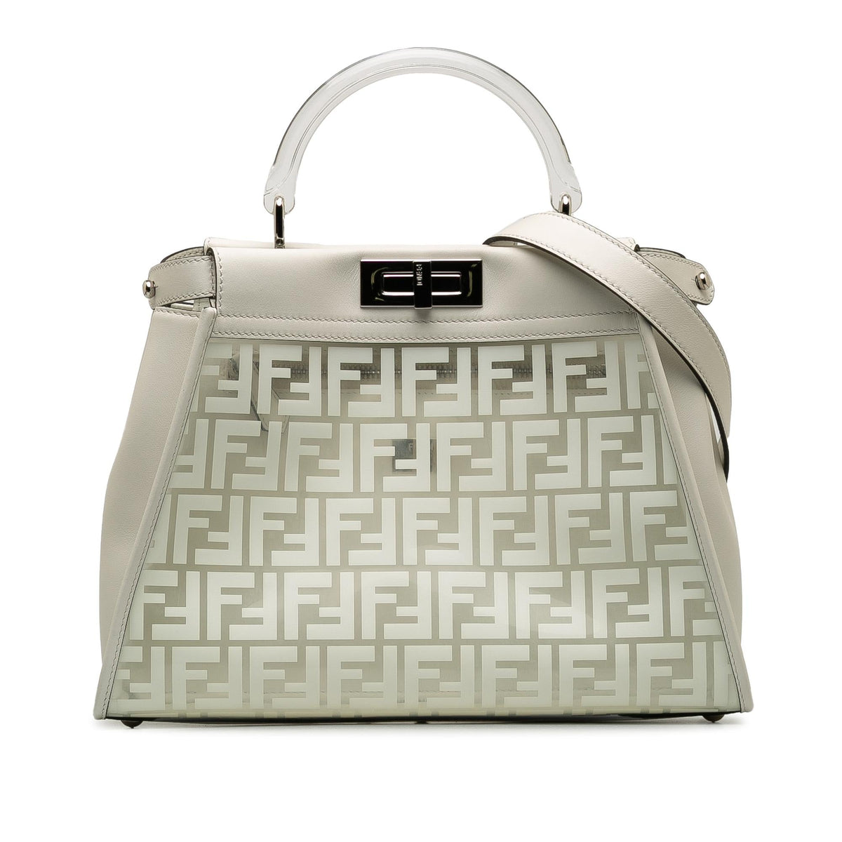 Fendi Limited Edition Zucca Clear Peekaboo (SHG-FiicNF) Rovelle Bags