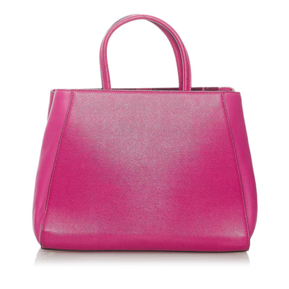 Fendi Medium 2Jours Leather Satchel (SHG-37200) Rovelle Bags