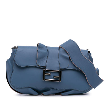 Fendi Medium Calfskin Waves Baguette Rovelle Bags
