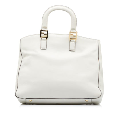 Fendi Medium Glacier FF Tote (SHG-vgVXhg) Rovelle Bags