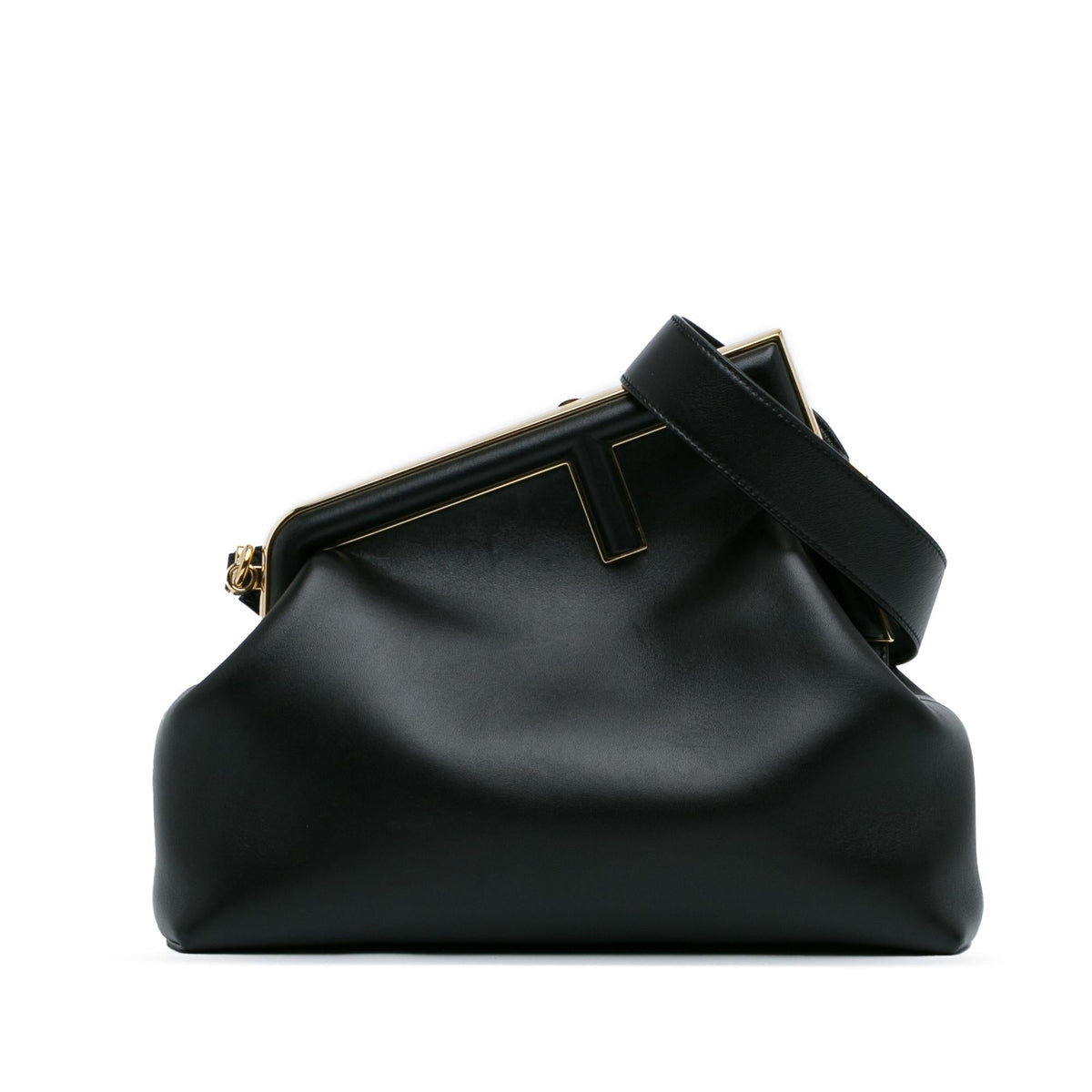 Fendi Medium Leather Fendi First Shoulder Bag (SHG-giZiCe) Rovelle Bags