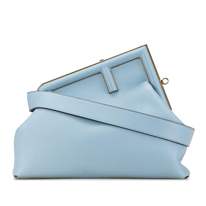 Fendi Medium Leather Fendi First Shoulder Bag Rovelle Bags