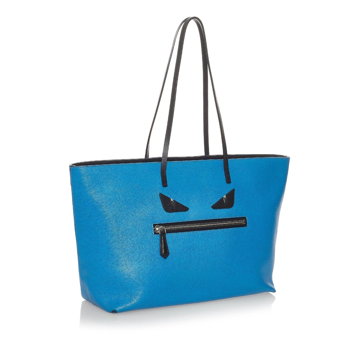 Fendi Medium Monster Roll Leather Tote Bag (SHG-txIAlj) Rovelle Bags