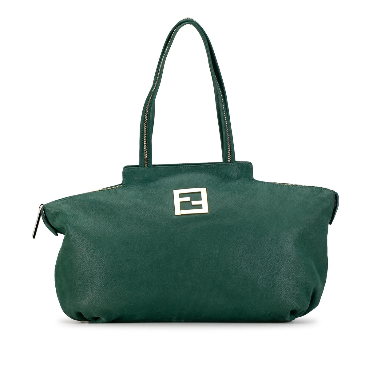 Fendi Medium Nubuck Chains Tote (SHG-3jGPAd) Rovelle Bags