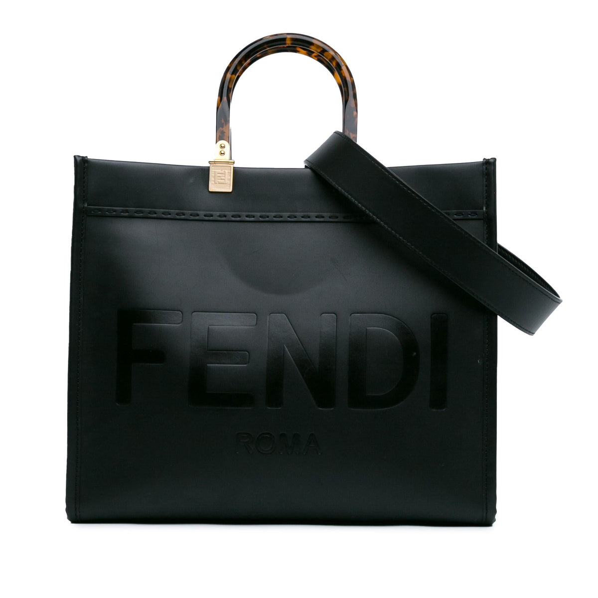 Fendi Medium Sunshine Shopper Tote (SHG-tooEeO) Rovelle Bags