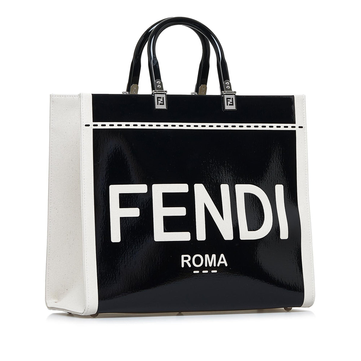 Fendi Sunshine Leather Red Tote Bag Rovelle Bags