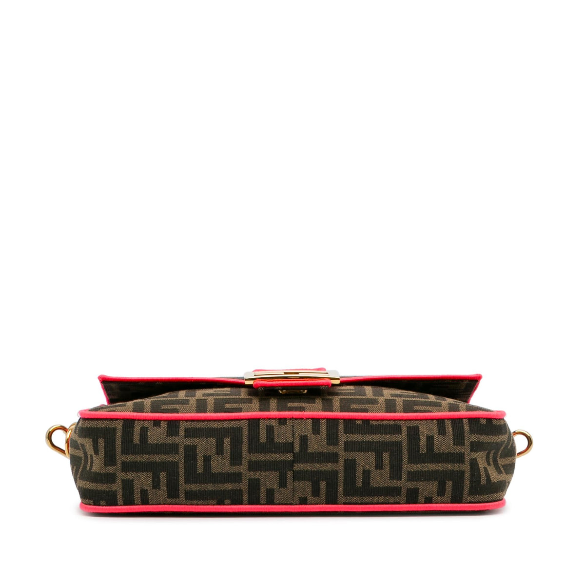 Fendi Medium Zucca Fluo Trim Baguette Satchel (SHG-Ufu9VZ) Rovelle Bags