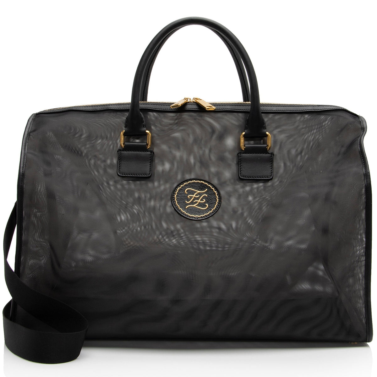 Fendi Mesh Karligraphy Duffle Rovelle Bags