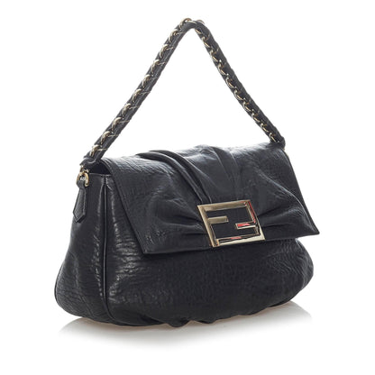 Fendi Mia Leather Shoulder Bag (SHG-30558) Rovelle Bags