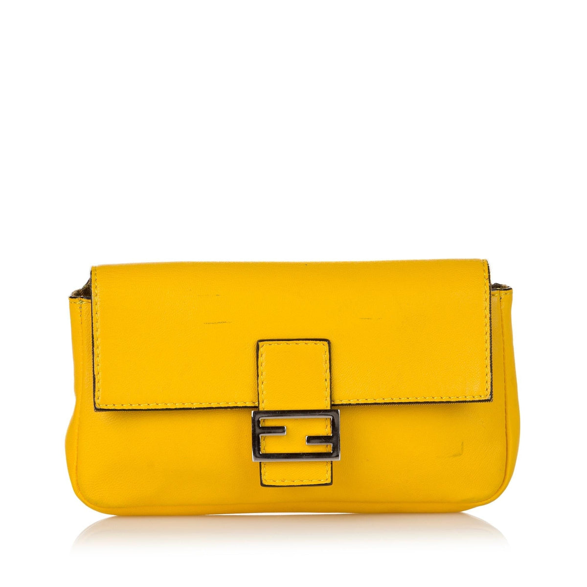 Fendi Micro Baguette Leather Crossbody Bag (SHG-31443) Rovelle Bags