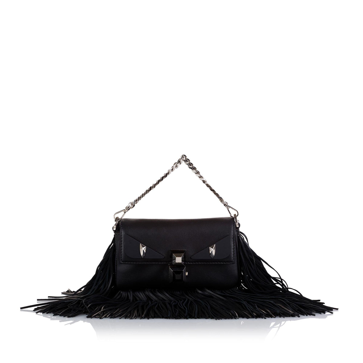 Fendi Micro Monster Fringe Baguette (SHG-iXWGzB) Rovelle Bags