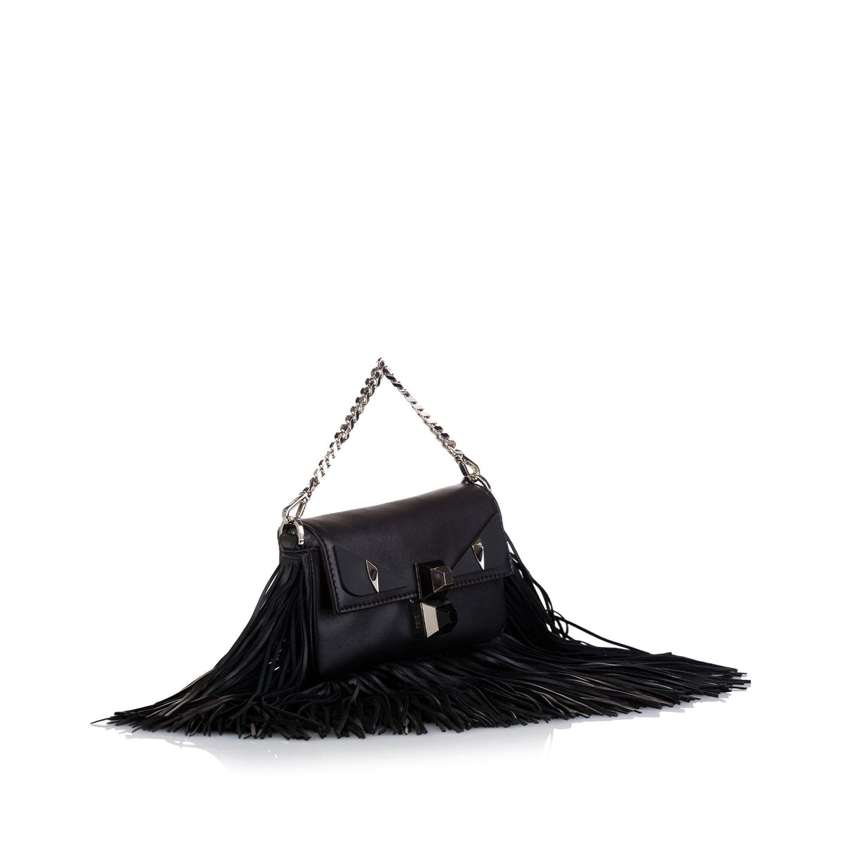 Fendi Micro Monster Fringe Baguette (SHG-iXWGzB) Rovelle Bags