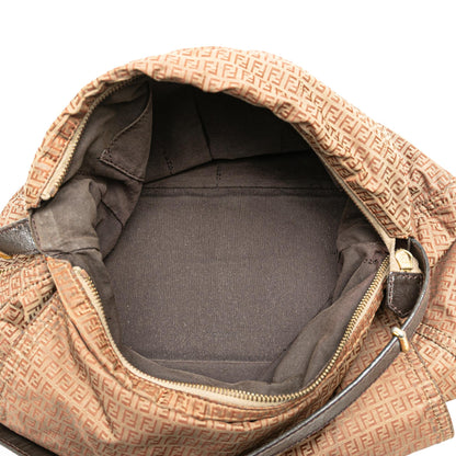Fendi Micro Zucchino Canvas Mamma Forever (SHG-JnXbOv) Rovelle Bags