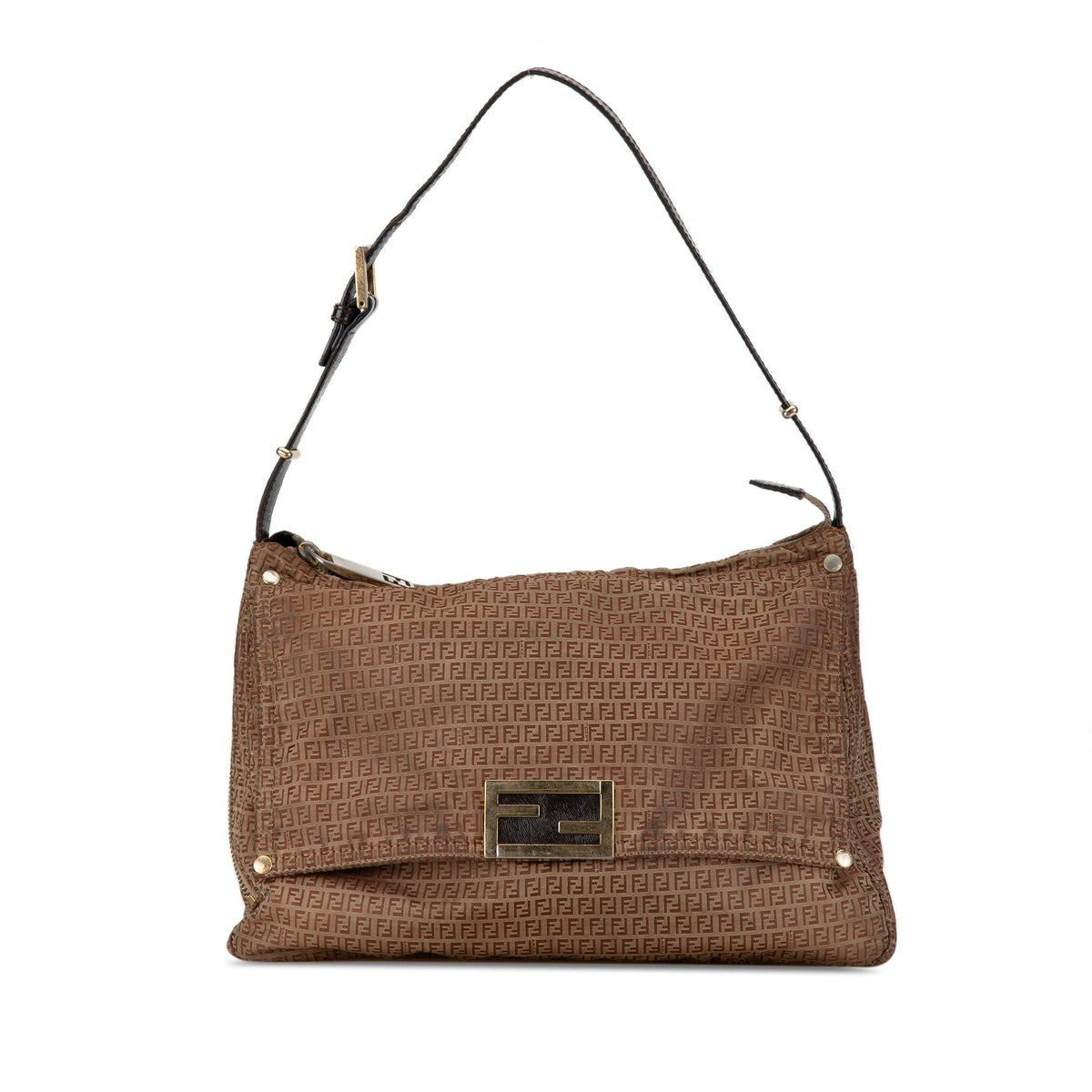 Fendi Micro Zucchino Canvas Mamma Forever (SHG-JnXbOv) Rovelle Bags