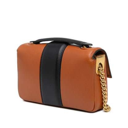 Fendi Mini Bicolor Nappa Chain Baguette Shoulder Bag (SHG-1z12d2) Rovelle Bags