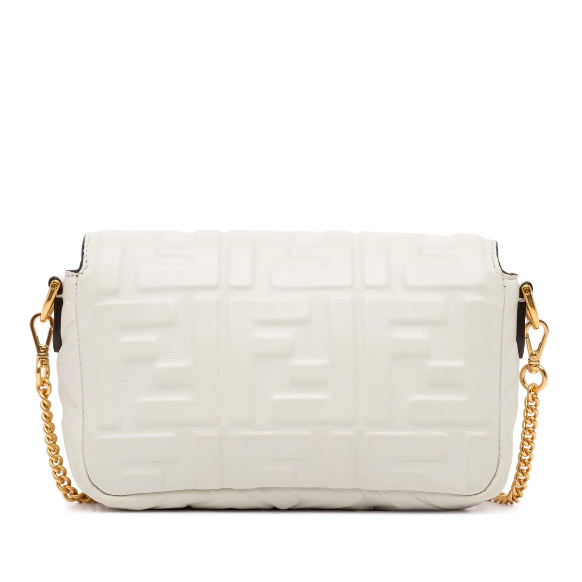 Fendi Mini Embossed Zucca Baguette Satchel (SHG-snGNtj) Rovelle Bags
