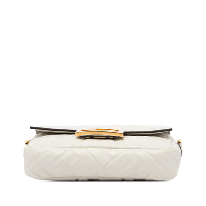 Fendi Mini Embossed Zucca Baguette Satchel (SHG-snGNtj) Rovelle Bags