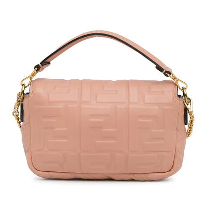 Fendi Mini Embossed Zucca Baguette Satchel (SHG-ZZKfNk) Rovelle Bags