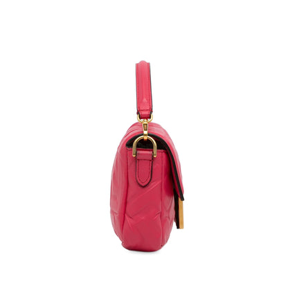 Fendi Mini FF Embossed Baguette (SHG-4aa1Gj) Rovelle Bags