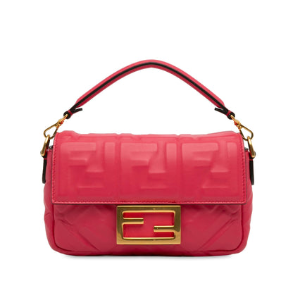 Fendi Mini FF Embossed Baguette (SHG-4aa1Gj) Rovelle Bags