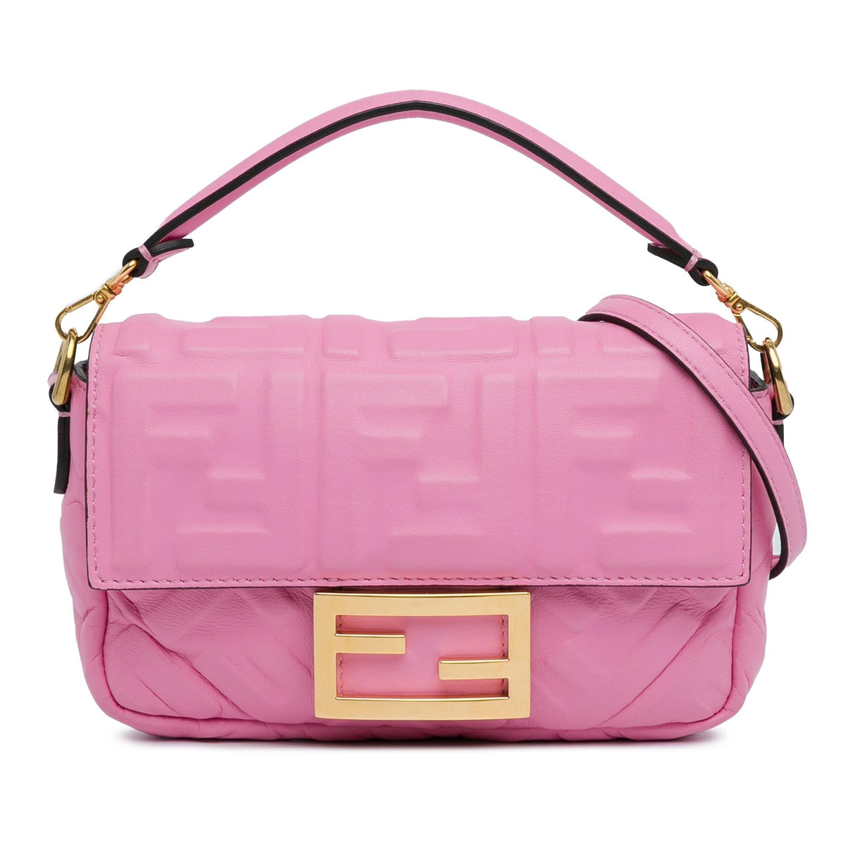 Fendi Mini FF Embossed Baguette (SHG-yfSf04) Rovelle Bags