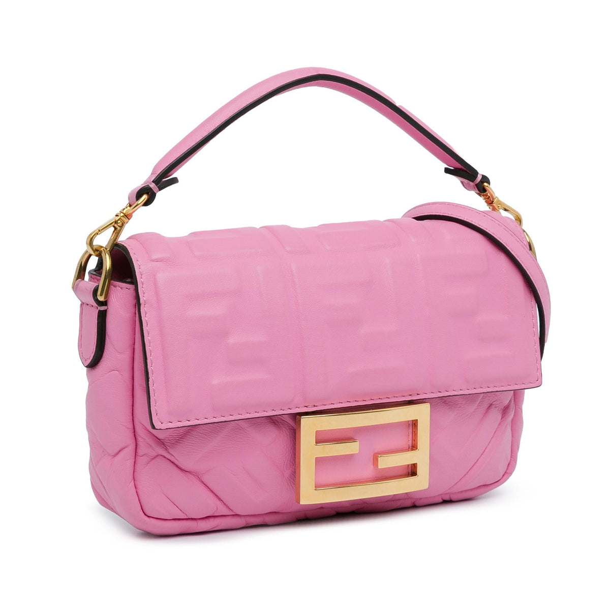 Fendi Mini FF Embossed Baguette (SHG-yfSf04) Rovelle Bags