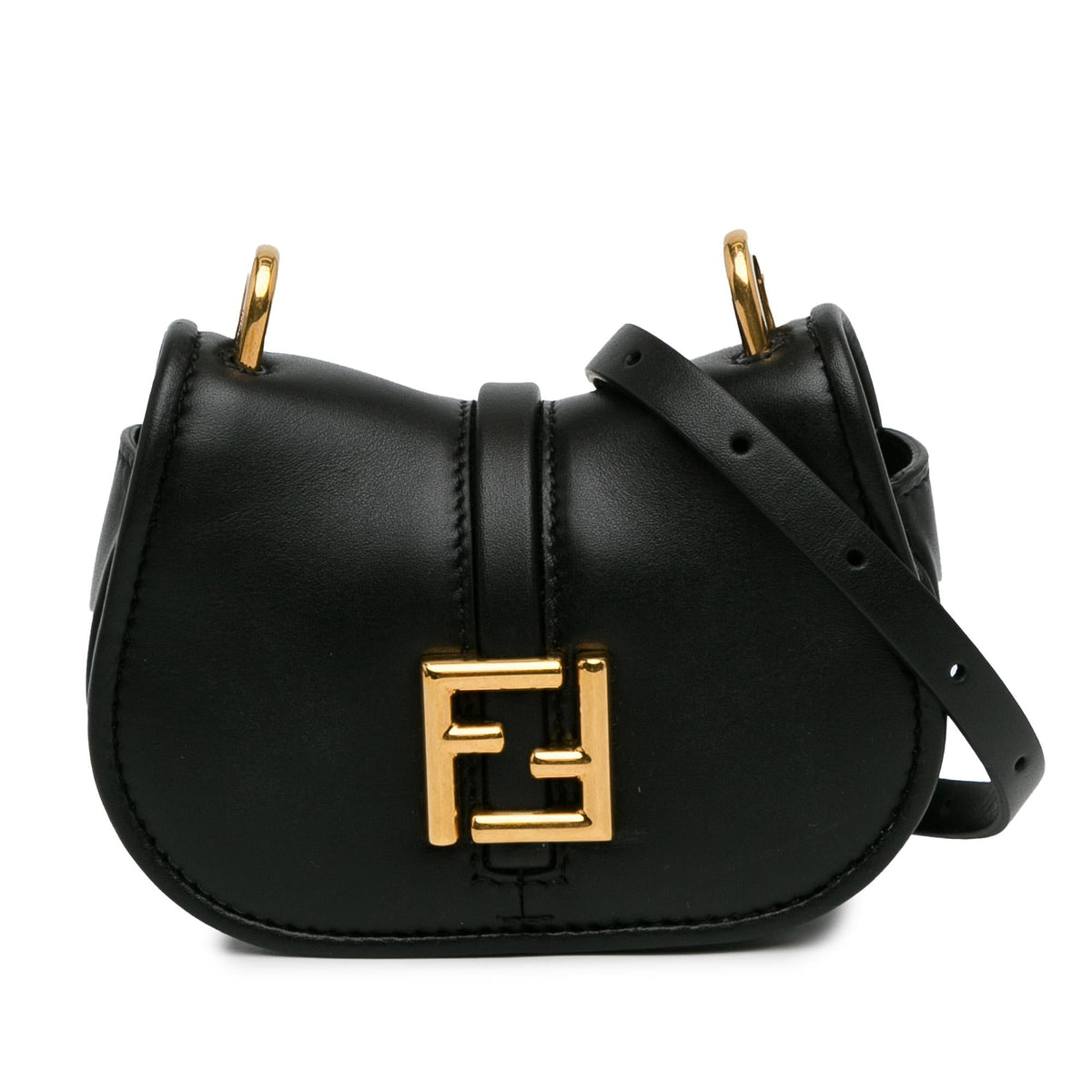 Fendi Mini Leather Cmon Crossbody Bag (SHG-87wZ4Z) Rovelle Bags